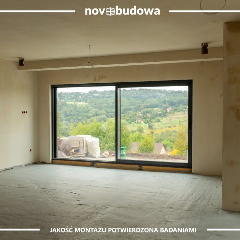 Realizacje Novobudowa: montaż okien ALU i PVC w Krakowie + Żaluzje